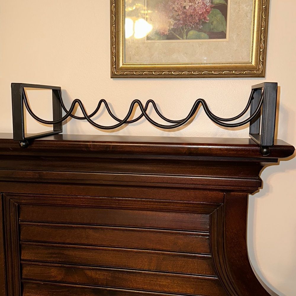 Metal Wine Rack 4 Bottle Holder